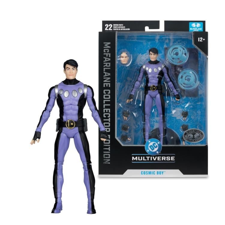 Final Crisis: Legion of 3 Worlds DC Multiverse Collector Edition Cosmic Boy Action Figure (Chase) Gallery Image 7
