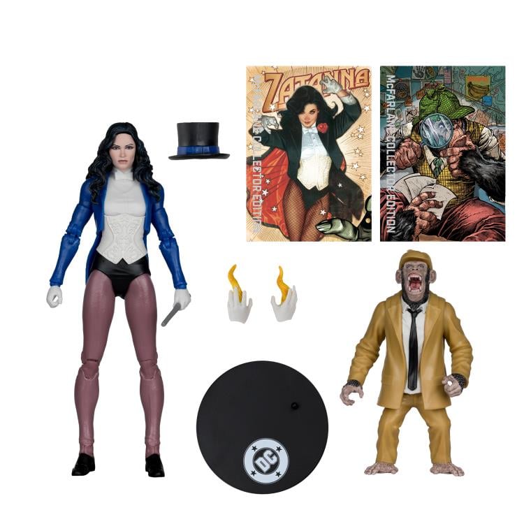 DCマルチバース ザターナ&ディテクティブチンプ Zatanna with Detective Chimp (DC Classic) McFarlane Collector