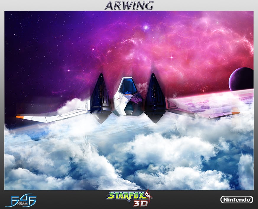 Star Fox 64 3D Arwing Statue Gallery Image 3