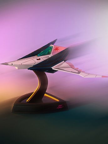 Star Fox 64 3D Arwing Statue Gallery Image 2
