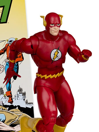 The Flash #123 Page Punchers The Flash (Barry Allen) 7" Action Figure with Comic Gallery Image 2