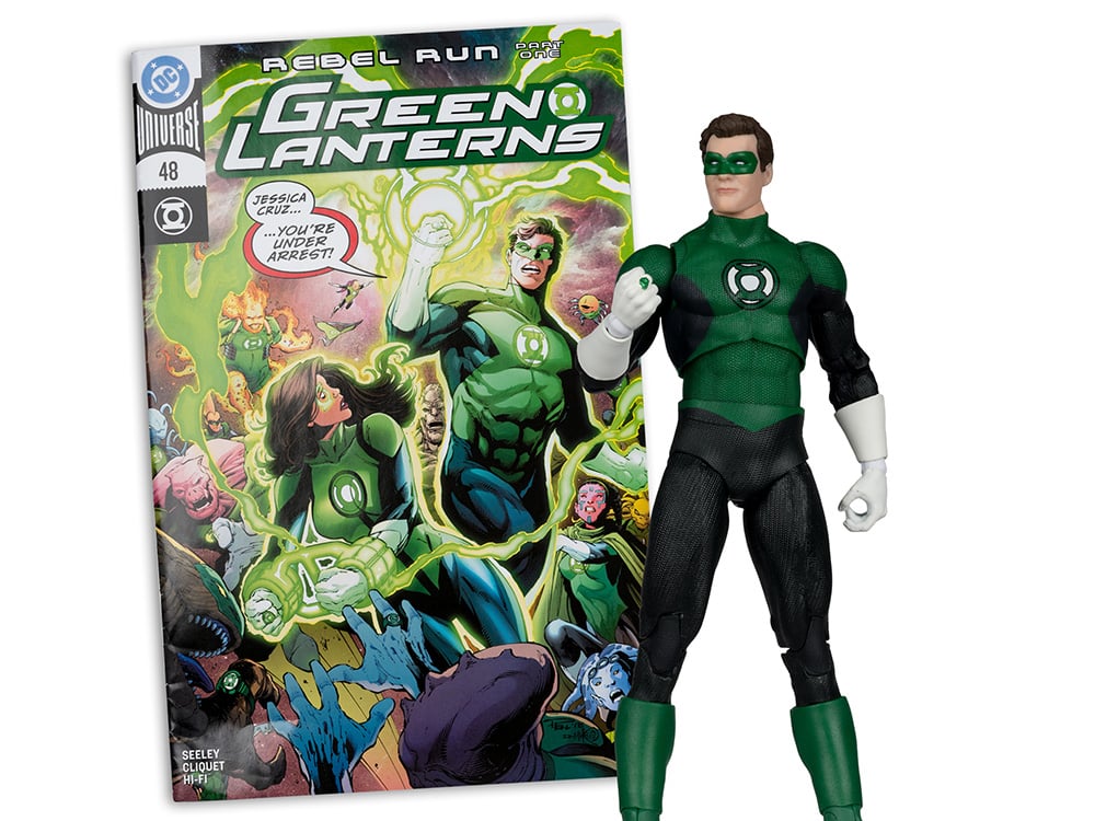 Green Lanterns #48 Page Punchers Green Lantern (Hal Jordan) 7" Action Figure with Comic Gallery Image 1