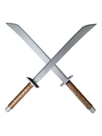Teenage Mutant Ninja Turtles Retro Swords Costume Accessory Gallery Image 2