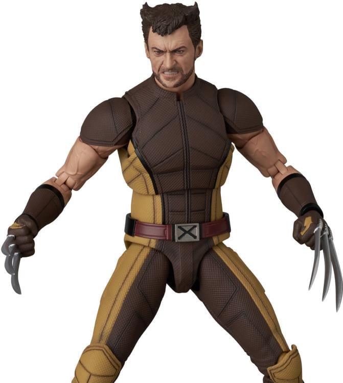 Deadpool & Wolverine MAFEX No.297 Wolverine (Brown Suit Ver.) Action Figure Gallery Image 7