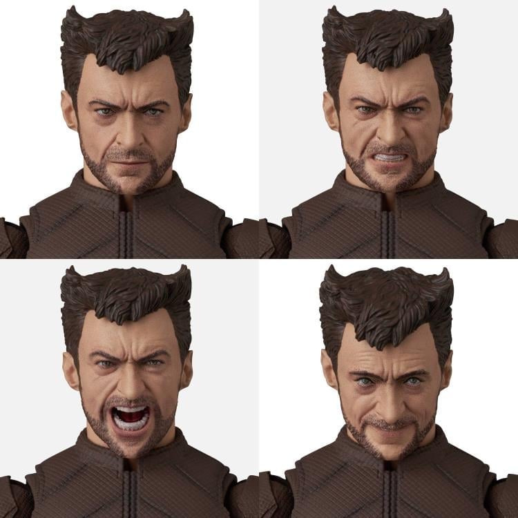 Deadpool & Wolverine MAFEX No.297 Wolverine (Brown Suit Ver.) Action Figure Gallery Image 12