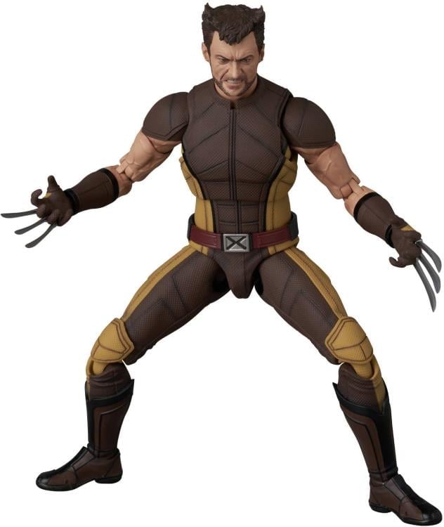 Deadpool & Wolverine MAFEX No.297 Wolverine (Brown Suit Ver.) Action Figure Gallery Image 3