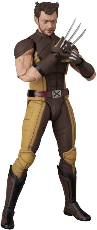 Deadpool & Wolverine MAFEX No.297 Wolverine (Brown Suit Ver.) Action Figure Gallery Image 5
