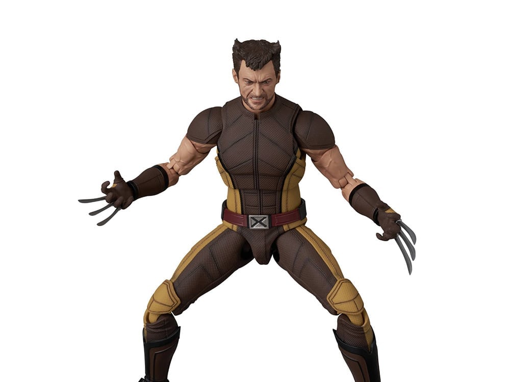 Deadpool & Wolverine MAFEX No.297 Wolverine (Brown Suit Ver.) Action Figure Gallery Image 1