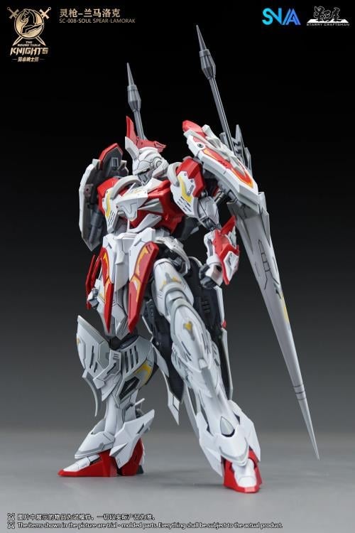 The Round Table Knights SC-008 Soul Spear Lamorak 1/144 Scale Model Kit Gallery Image 3