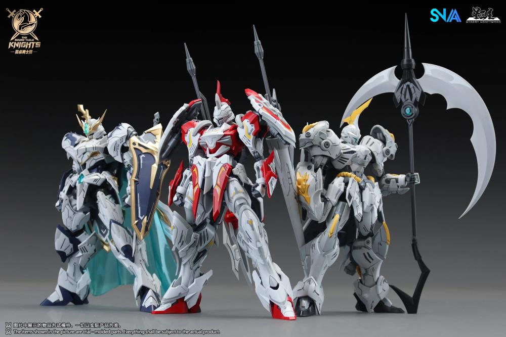 The Round Table Knights SC-008 Soul Spear Lamorak 1/144 Scale Model Kit Gallery Image 17