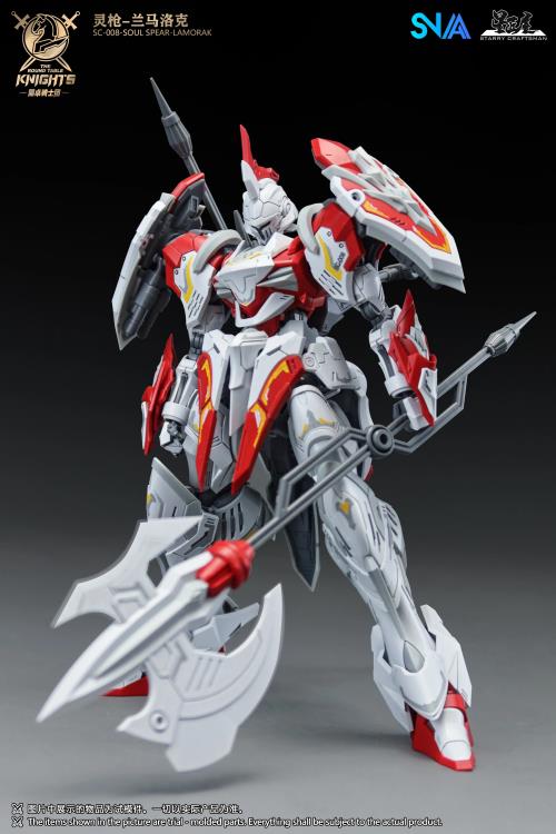 The Round Table Knights SC-008 Soul Spear Lamorak 1/144 Scale Model Kit Gallery Image 4