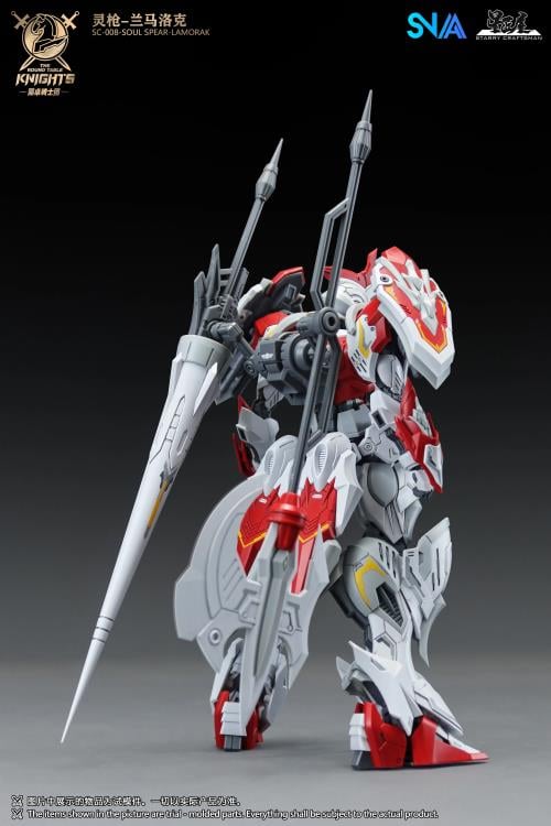 The Round Table Knights SC-008 Soul Spear Lamorak 1/144 Scale Model Kit Gallery Image 6
