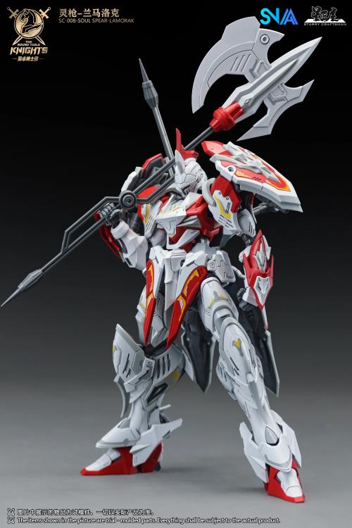 The Round Table Knights SC-008 Soul Spear Lamorak 1/144 Scale Model Kit Gallery Image 5