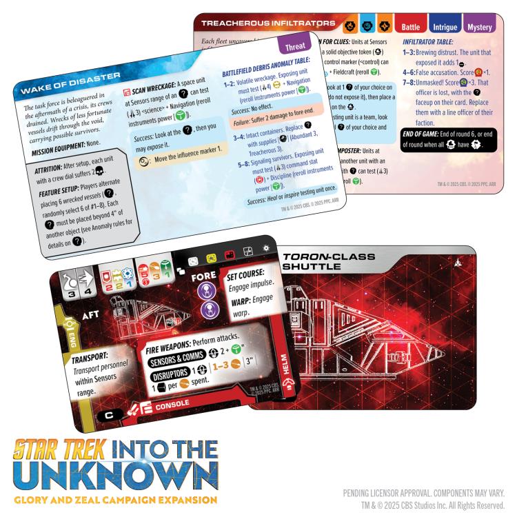 Star Trek: Into the Unknown Glory and Zeal Expansion Gallery Image 13