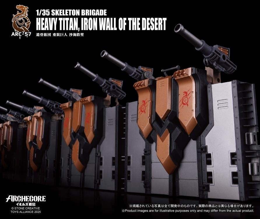 ARCHECORE ARC-57 Skeleton Brigade Heavy Titan, Iron Wall of the Desert Gallery Image 10