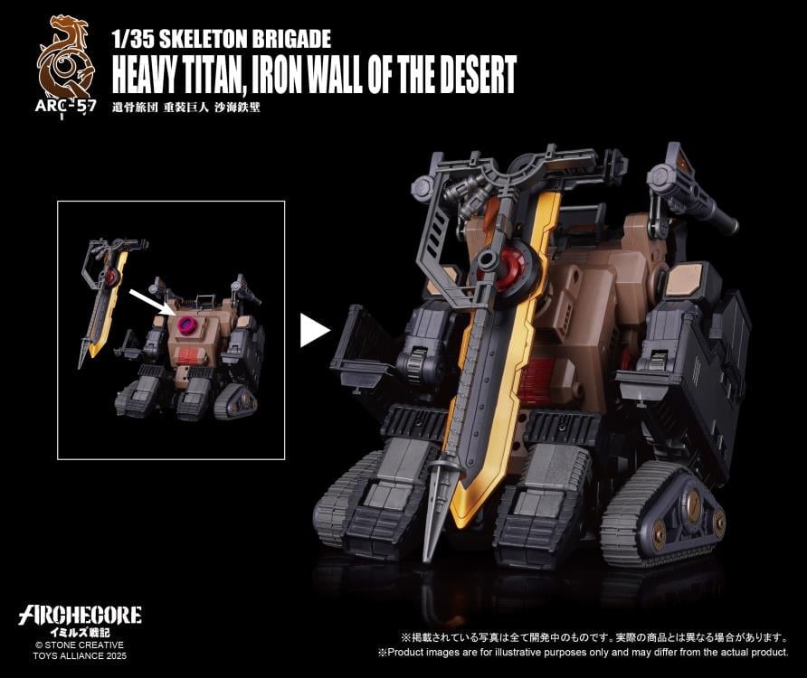 ARCHECORE ARC-57 Skeleton Brigade Heavy Titan, Iron Wall of the Desert Gallery Image 8