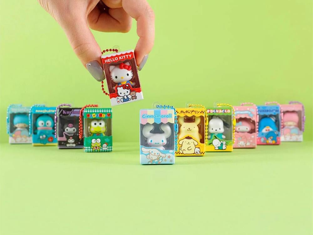 Hello Kitty & Friends Shokugan Box Collection Wave 1 Box of 12 Random Mini Keychains Gallery Image 1