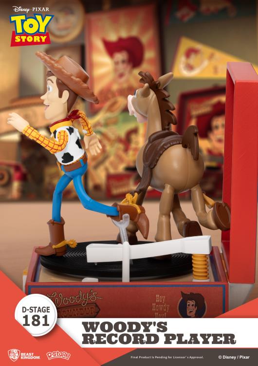 Toy Story D-Stage DS-181 Record Player Series Woody's Roundup Statue Gallery Image 8