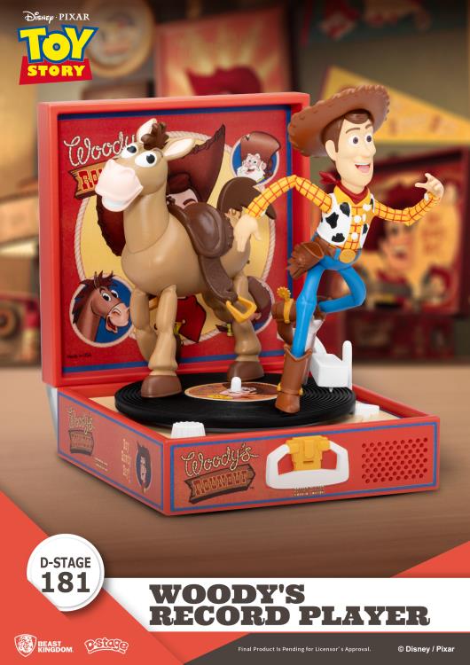 Toy Story D-Stage DS-181 Record Player Series Woody's Roundup Statue Gallery Image 7