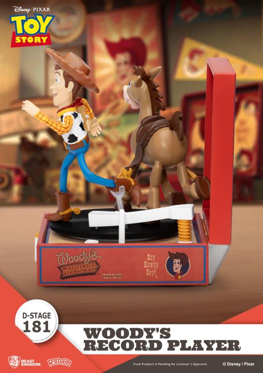 Toy Story D-Stage DS-181 Record Player Series Woody's Roundup Statue Gallery Image 5