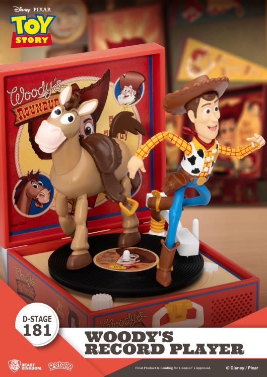 Toy Story D-Stage DS-181 Record Player Series Woody's Roundup Statue Gallery Image 9