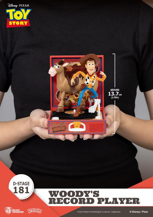 Toy Story D-Stage DS-181 Record Player Series Woody's Roundup Statue