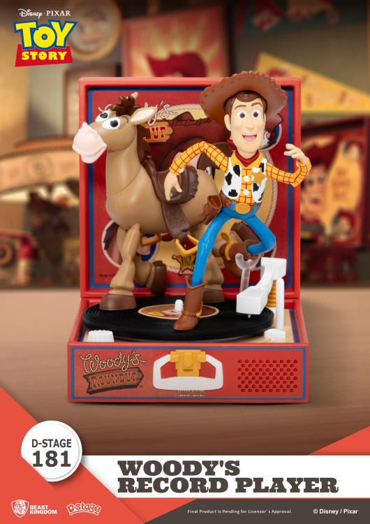 Toy Story D-Stage DS-181 Record Player Series Woody's Roundup Statue Gallery Image 3