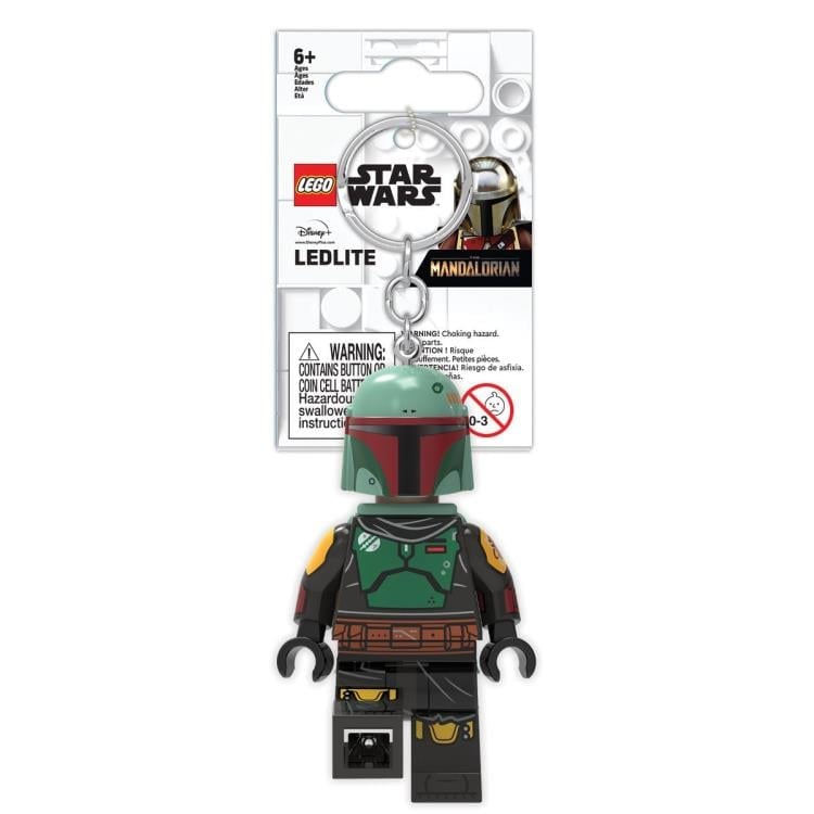 Star Wars: The Mandalorian LEGO Boba Fett Light-Up Keychain Gallery Image 8