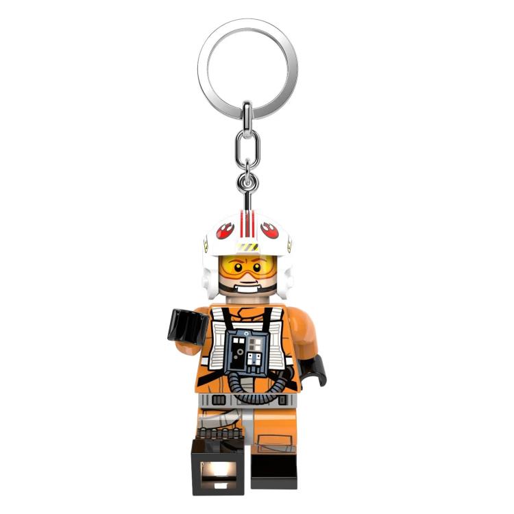 Star Wars LEGO Luke Skywalker Pilot Light-Up Keychain Gallery Image 3