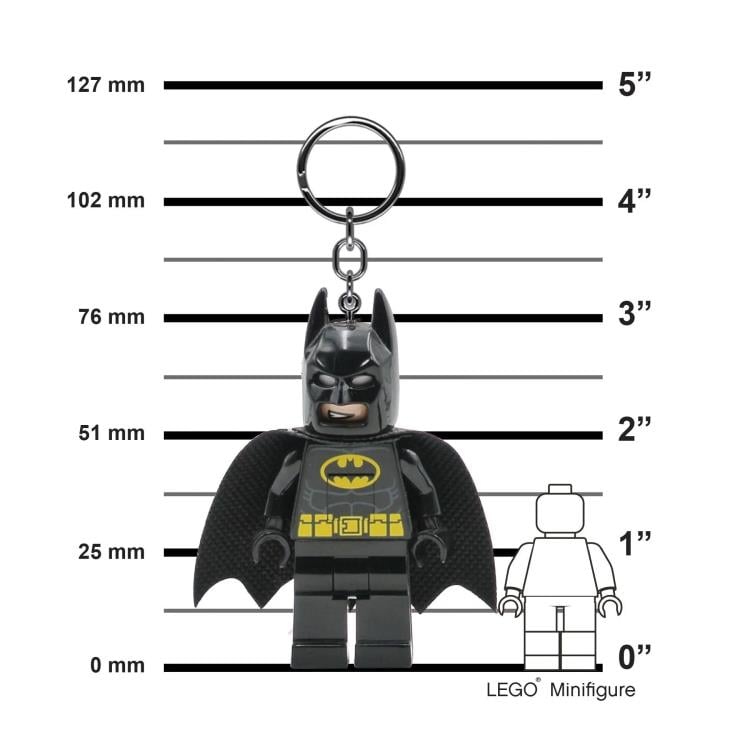 DC Super Heroes LEGO Batman Light-Up Keychain Gallery Image 5