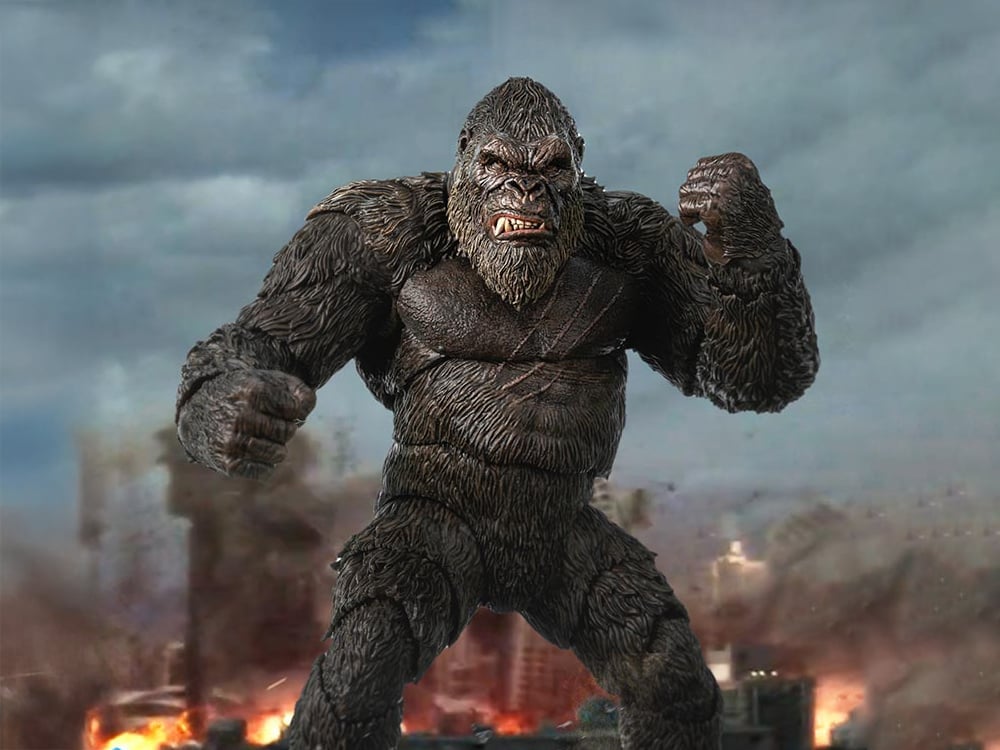 特撮 KONG FROM GODZILLA VS. KONG (2021) Kong From Godzilla vs. Kong Collectible Figure by X-Plus