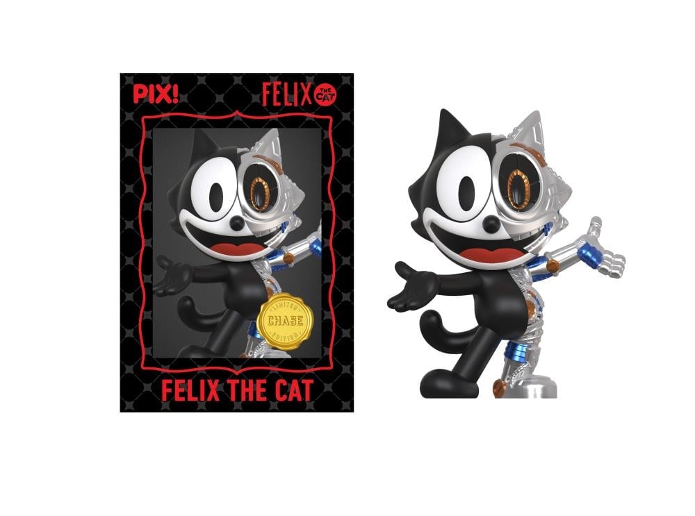 ラバーダックCelebriducks Felix The Cat 限定版 Felix The Cat License Aluminum Plate Insert Lowrider Chevy Truck