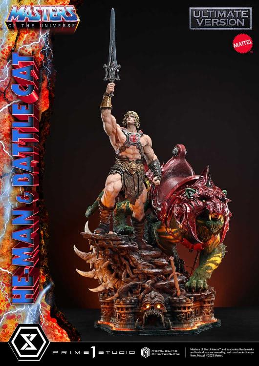 Masters of the Universe Real Elite Masterline He-Man & Battle Cat (Ultimate Ver.) 1/4 Scale Statue Gallery Image 27
