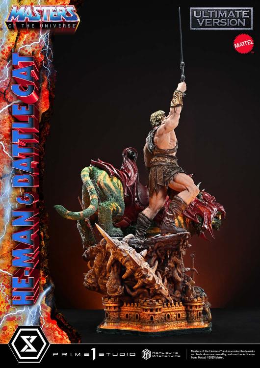 Masters of the Universe Real Elite Masterline He-Man & Battle Cat (Ultimate Ver.) 1/4 Scale Statue Gallery Image 30