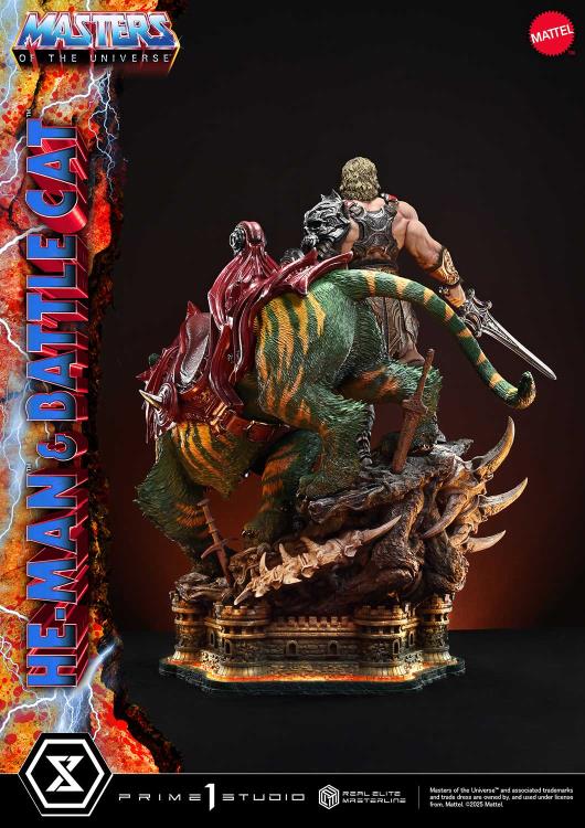 Masters of the Universe Real Elite Masterline He-Man & Battle Cat (Ultimate Ver.) 1/4 Scale Statue Gallery Image 34