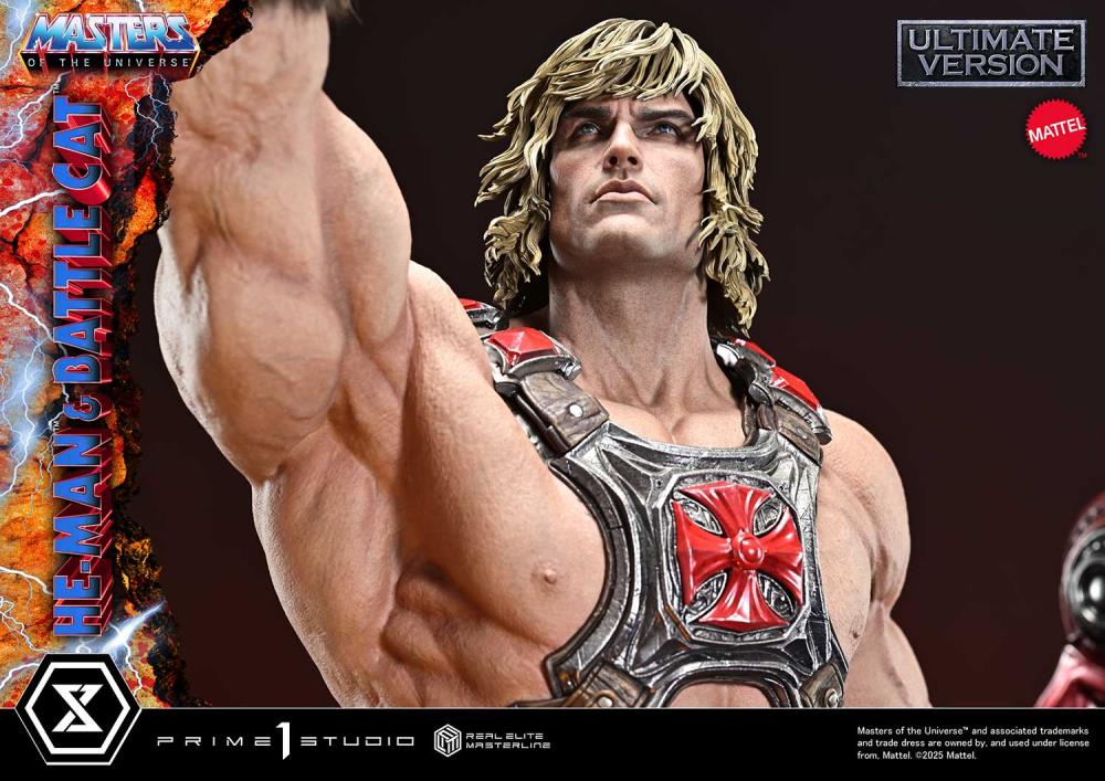 Masters of the Universe Real Elite Masterline He-Man & Battle Cat (Ultimate Ver.) 1/4 Scale Statue Gallery Image 36