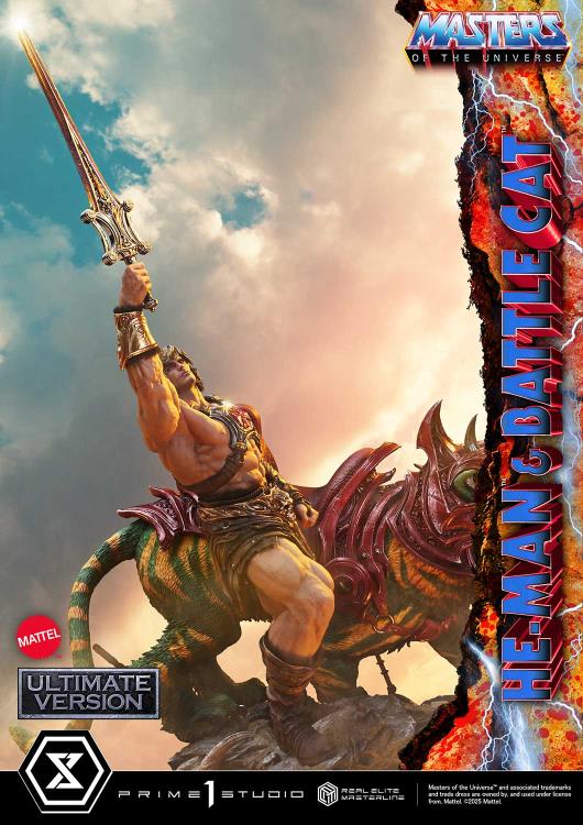 Masters of the Universe Real Elite Masterline He-Man & Battle Cat (Ultimate Ver.) 1/4 Scale Statue Gallery Image 16