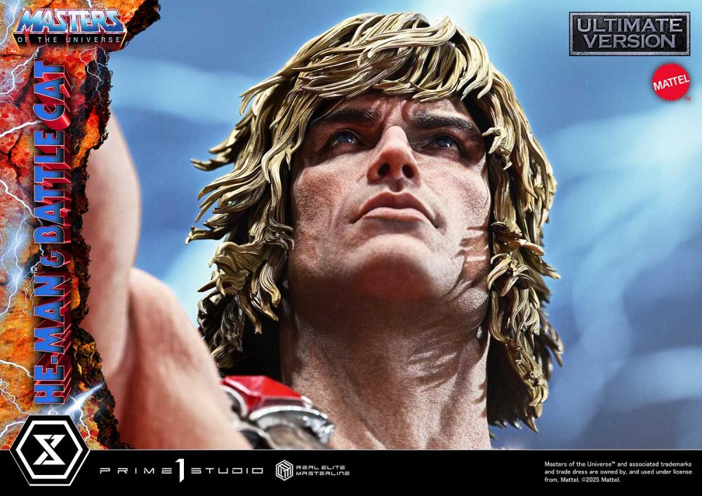 Masters of the Universe Real Elite Masterline He-Man & Battle Cat (Ultimate Ver.) 1/4 Scale Statue Gallery Image 22