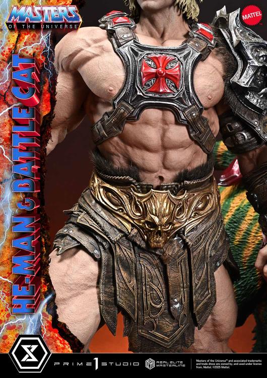 Masters of the Universe Real Elite Masterline He-Man & Battle Cat (Ultimate Ver.) 1/4 Scale Statue Gallery Image 54
