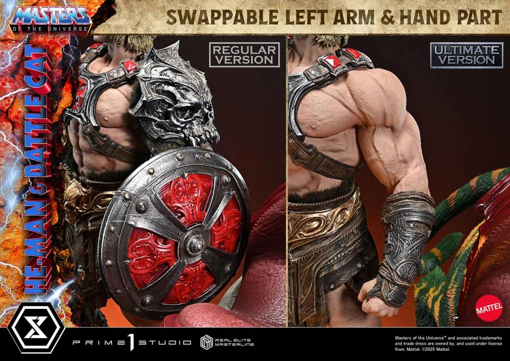 Masters of the Universe Real Elite Masterline He-Man & Battle Cat (Ultimate Ver.) 1/4 Scale Statue Gallery Image 67