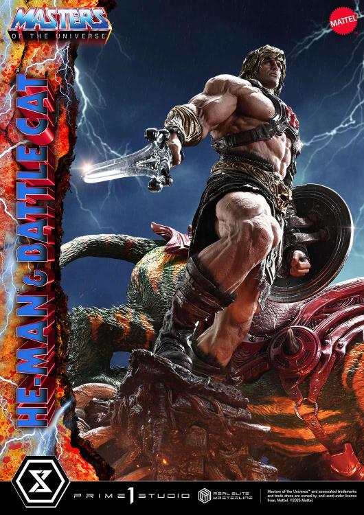 Masters of the Universe Real Elite Masterline He-Man & Battle Cat (Ultimate Ver.) 1/4 Scale Statue Gallery Image 23