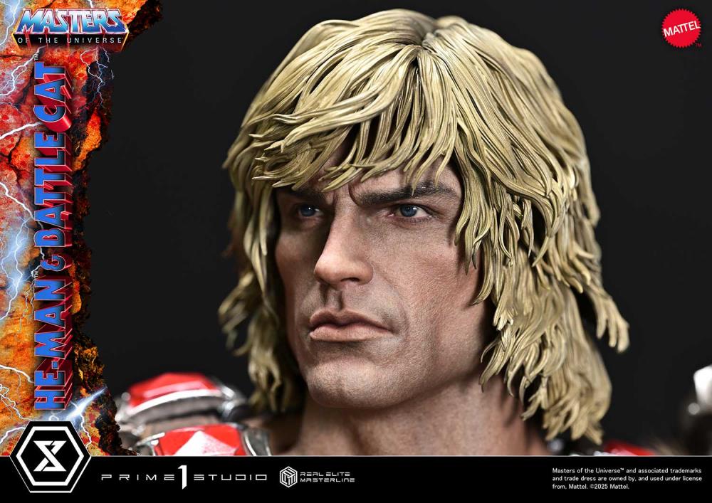 Masters of the Universe Real Elite Masterline He-Man & Battle Cat (Ultimate Ver.) 1/4 Scale Statue Gallery Image 61