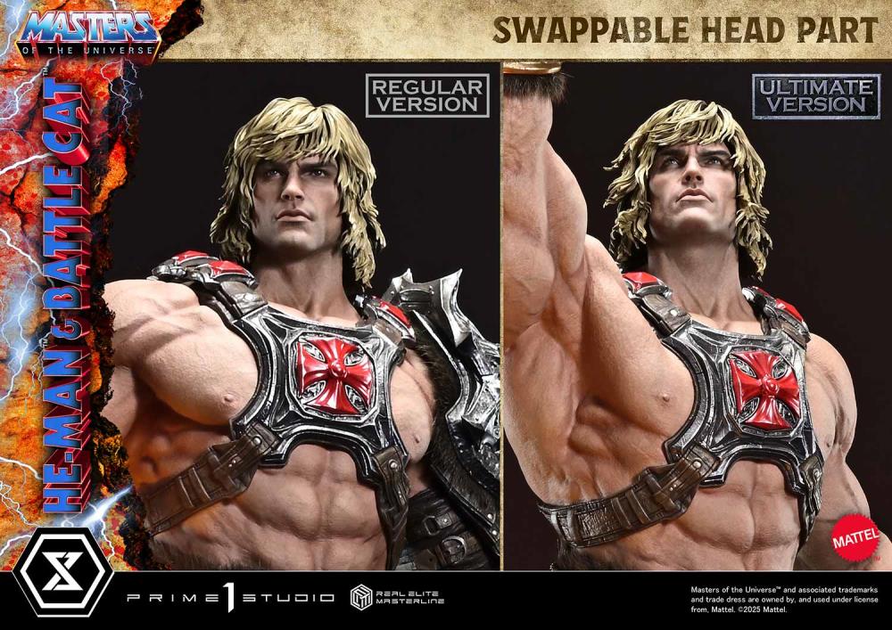 Masters of the Universe Real Elite Masterline He-Man & Battle Cat (Ultimate Ver.) 1/4 Scale Statue Gallery Image 66