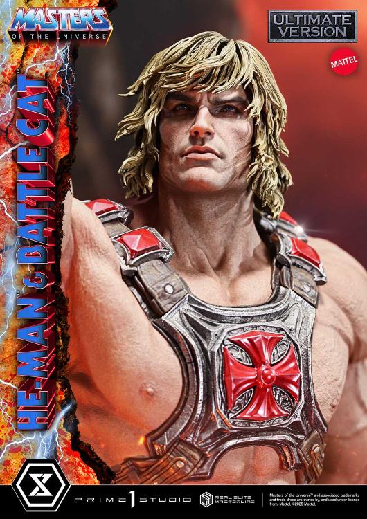 Masters of the Universe Real Elite Masterline He-Man & Battle Cat (Ultimate Ver.) 1/4 Scale Statue Gallery Image 7