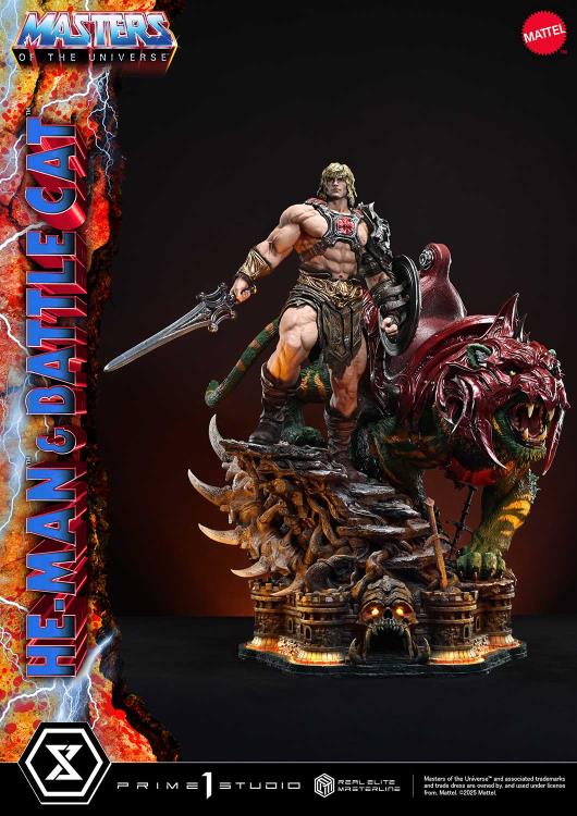 Masters of the Universe Real Elite Masterline He-Man & Battle Cat (Ultimate Ver.) 1/4 Scale Statue Gallery Image 32