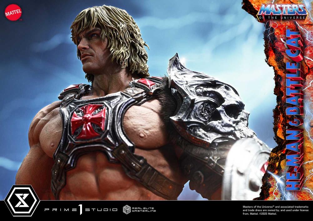 Masters of the Universe Real Elite Masterline He-Man & Battle Cat (Ultimate Ver.) 1/4 Scale Statue Gallery Image 26