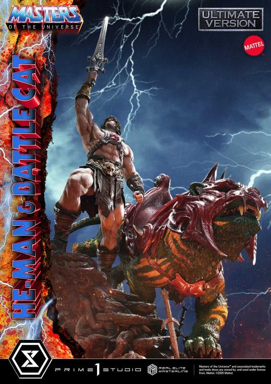 Masters of the Universe Real Elite Masterline He-Man & Battle Cat (Ultimate Bonus Ver.) 1/4 Scale Limited Edition Statue Gallery Image 26