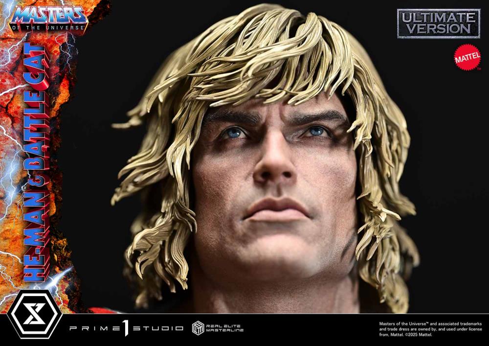 Masters of the Universe Real Elite Masterline He-Man & Battle Cat (Ultimate Bonus Ver.) 1/4 Scale Limited Edition Statue Gallery Image 71