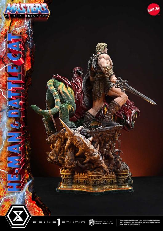 Masters of the Universe Real Elite Masterline He-Man & Battle Cat (Ultimate Bonus Ver.) 1/4 Scale Limited Edition Statue Gallery Image 41