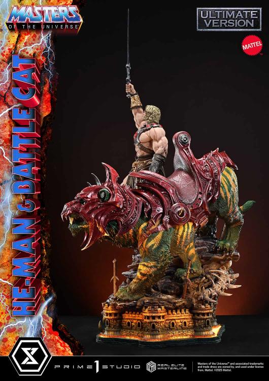 Masters of the Universe Real Elite Masterline He-Man & Battle Cat (Ultimate Bonus Ver.) 1/4 Scale Limited Edition Statue Gallery Image 39